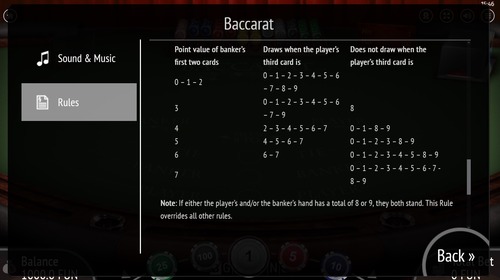 Baccarat Screenshot 2