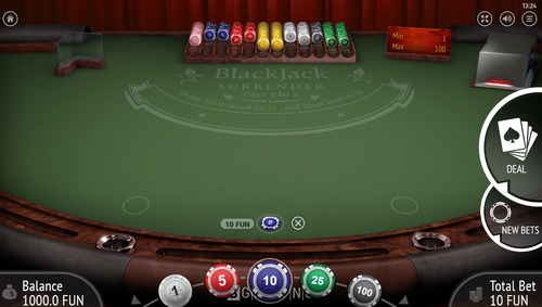 BlackJack Surrender Screenshot 2