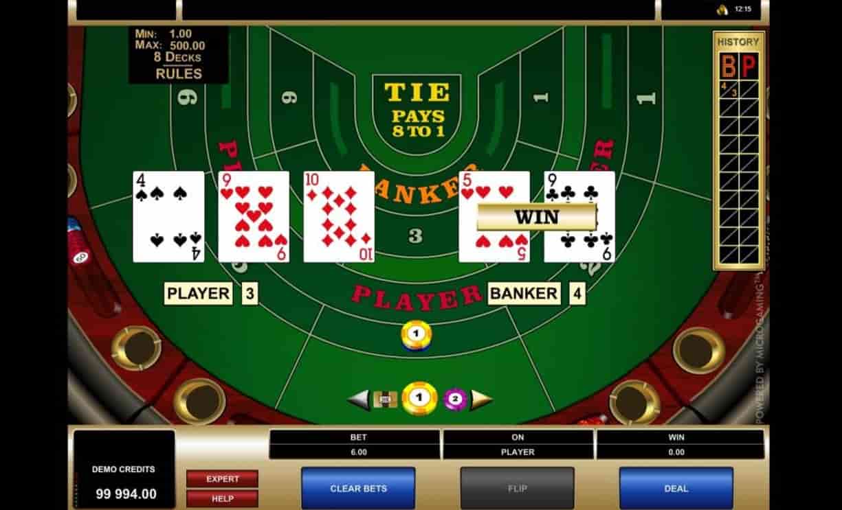 High Limit Baccarat Screenshot 1