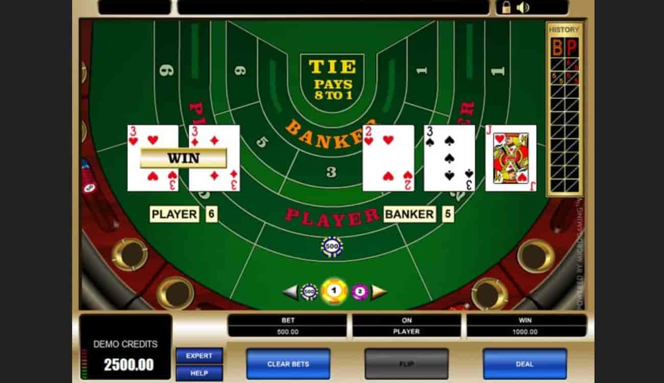 High Limit Baccarat Screenshot 2