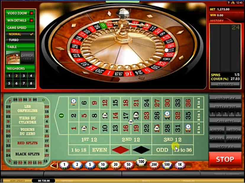 First Roulette Screenshot 1