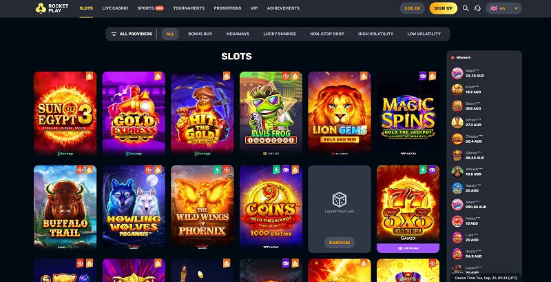Rocket Play Slots