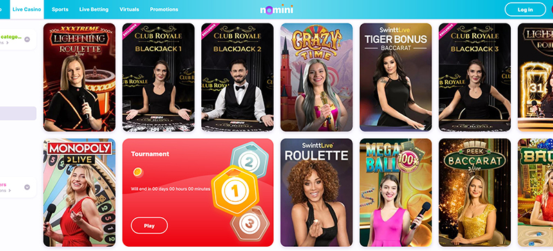 Nomini Live Games