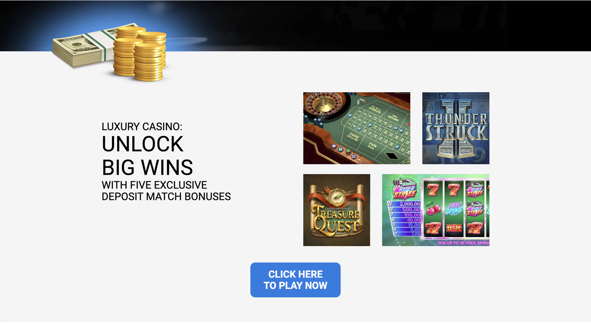 Bonuses at Luxury Casino