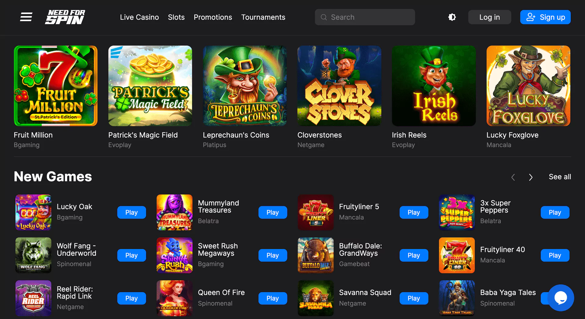 Games at Need for Spin