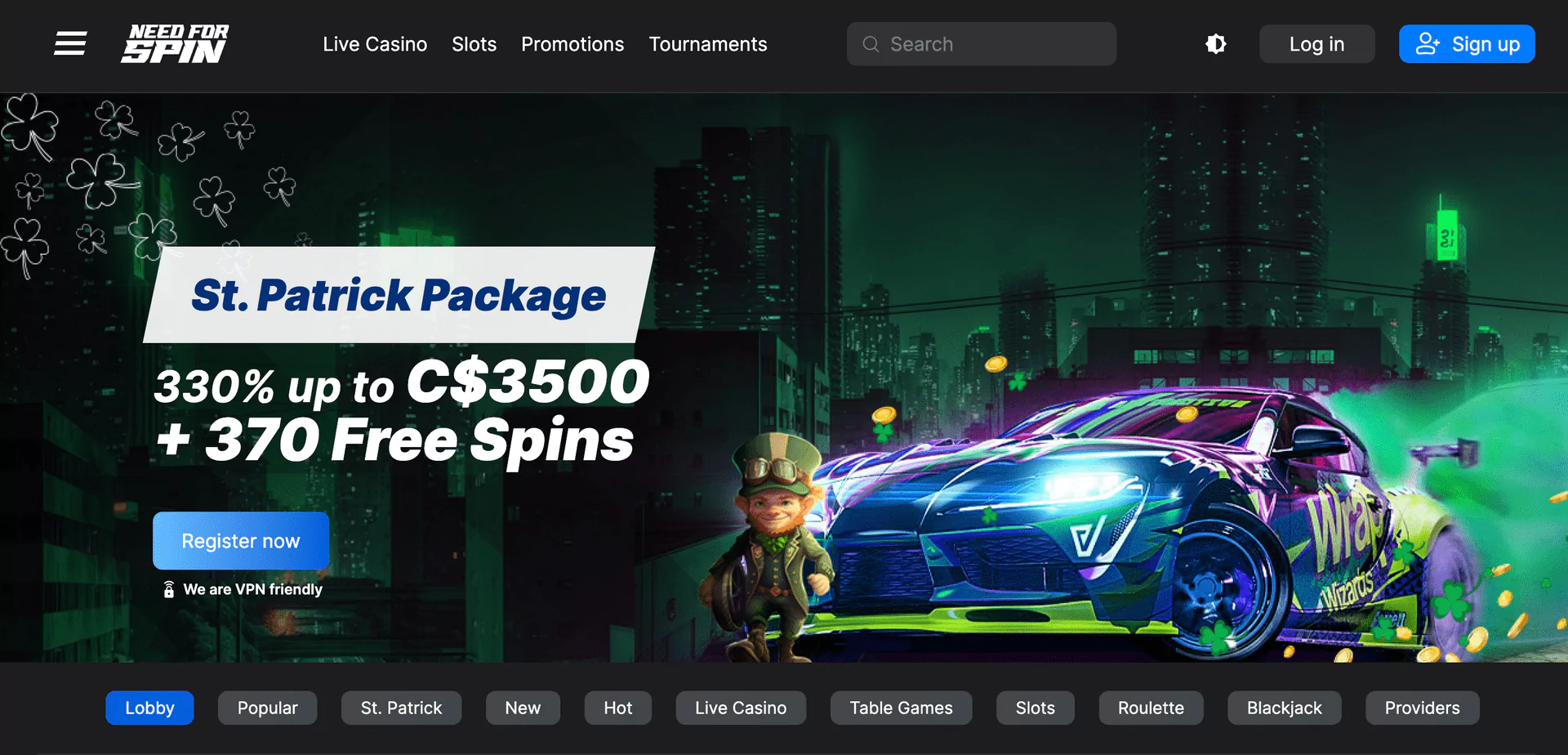 Main page at Need for Spin