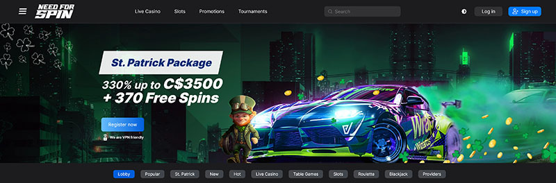Need for Spin Casino