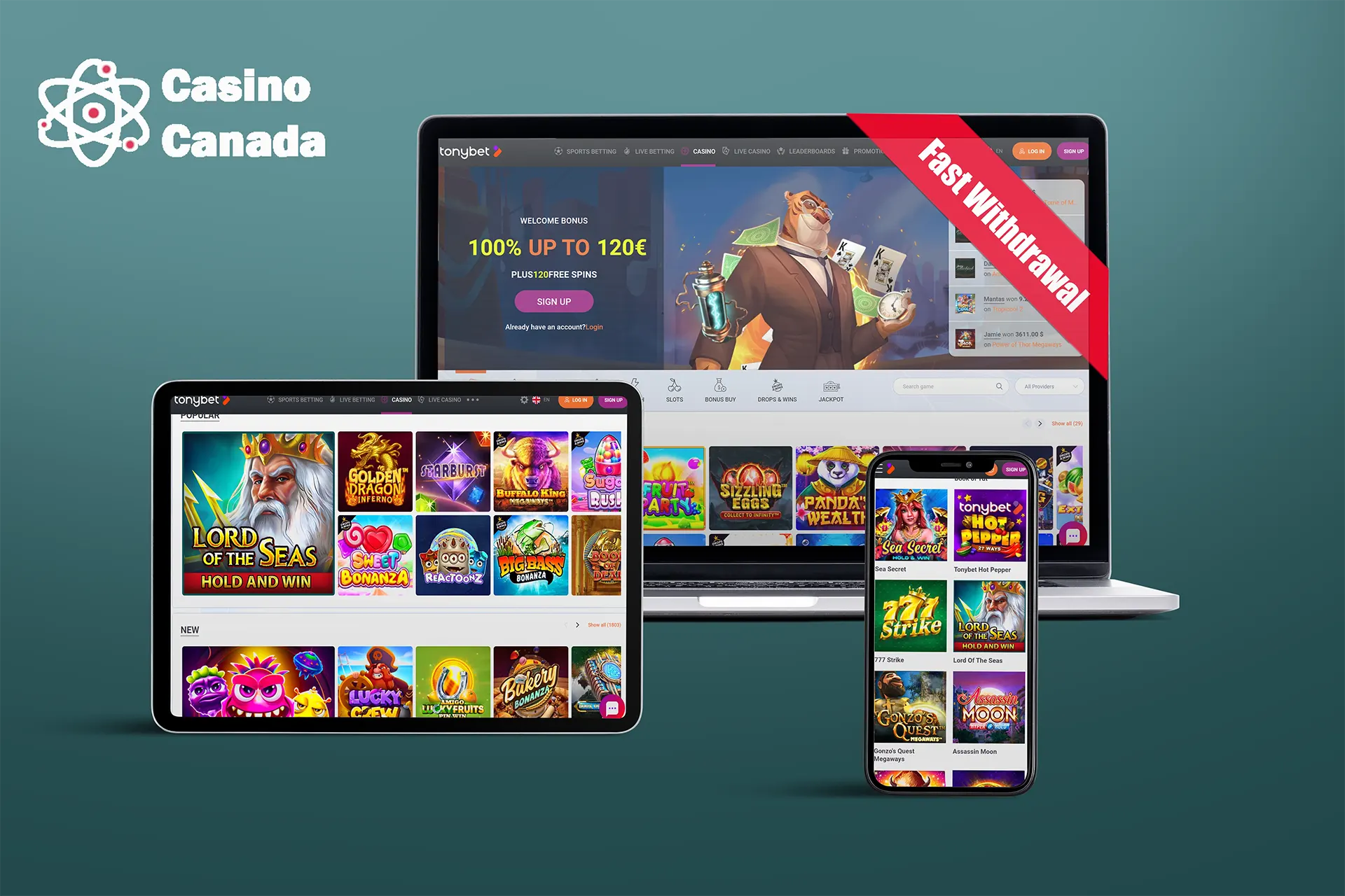 TonyBet casino withdrawal methods