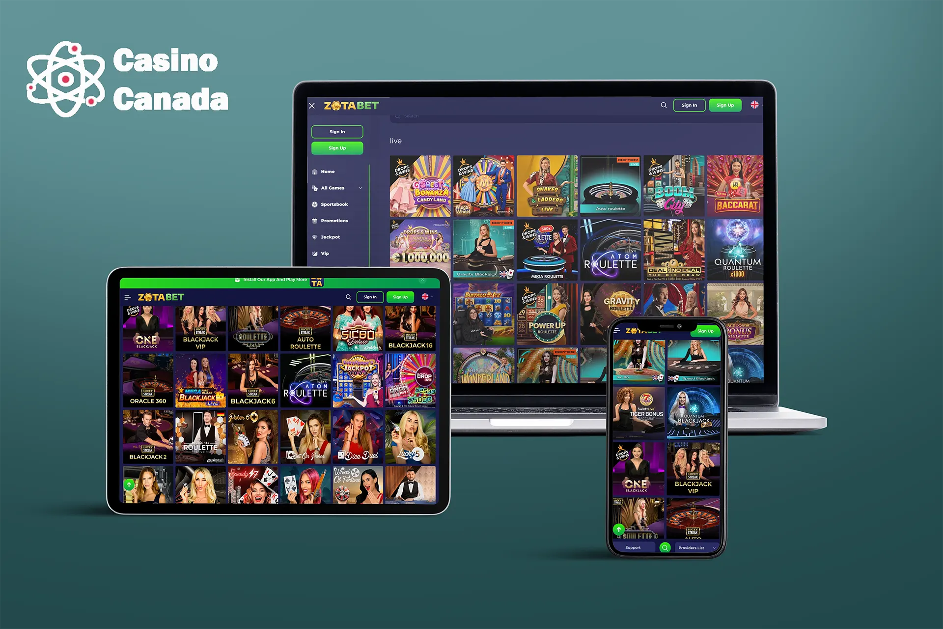 ZotaBet Casino Live Games
